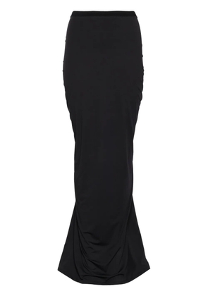 Kiki de Montparnasse ruched jersey skirt - Black