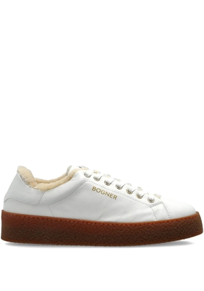 BOGNER Lucerne shearling-lined sneakers - White