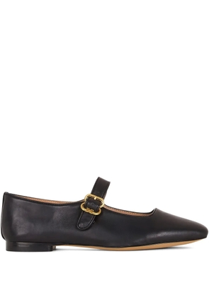 Sam Edelman Michaela buckle-strap square-toe flats - Black