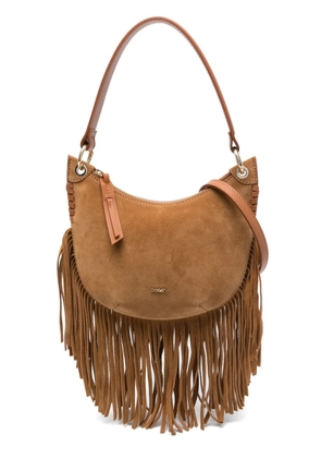 Ba&Sh Franges suede shoulder bag - Brown