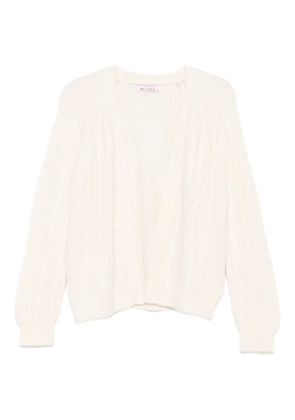 Liska cable-knit cardigan - Neutrals