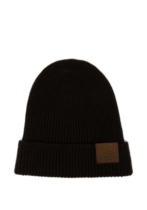 TOM FORD ribbed-knit beanie - Brown