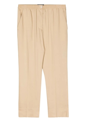 JOSEPH mid-rise straight-leg trousers - Brown