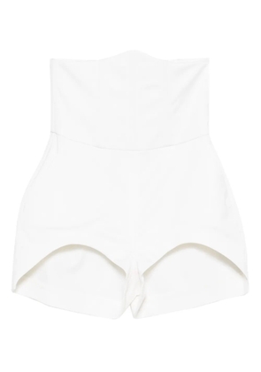 Vestiaire d'un Oiseau Libre corset shorts - White