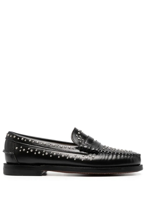 Sebago stud-embellished leather loafers - Black