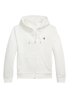 Polo Ralph Lauren double knit zip-up hoodie - White