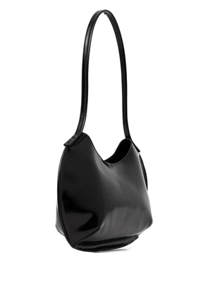 BY FAR medium Horner leather shoulder bag - Black