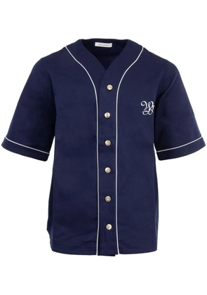 Wales Bonner Freestyle cotton shirt - Blue