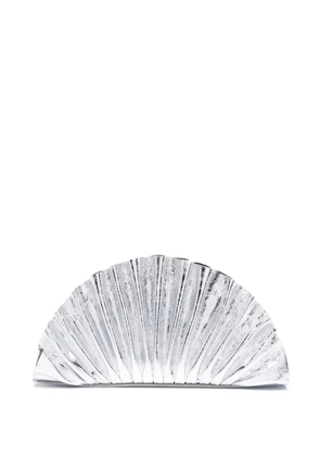 Cult Gaia Nala mini clutch bag - Silver