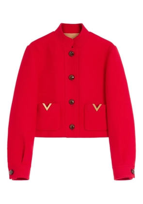 Valentino Garavani Drill Double caban V-gold jacket - Red