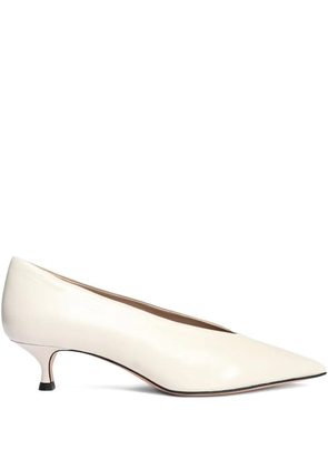 Le Monde Beryl Babouche calf leather pumps - Neutrals