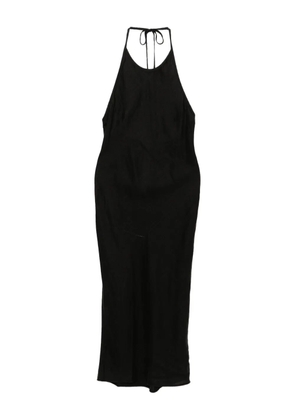James Perse halter linen dress - Black