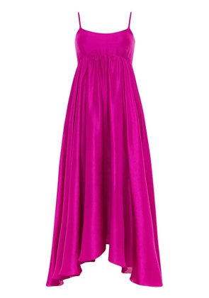 AZEEZA Rachel silk midi dress - Pink