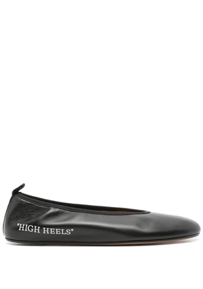 Off-White High Heel ballet flats - Black