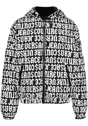 Versace Jeans Couture reversible hooded puffer jacket - Black