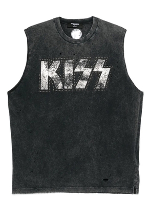 DSQUARED2 x Kiss studded tank top - Grey
