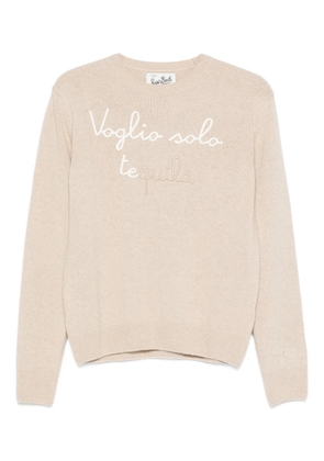 MC2 Saint Barth embroidered sweater - Neutrals
