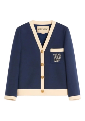 Valentino Garavani two-tone jacket - Blue