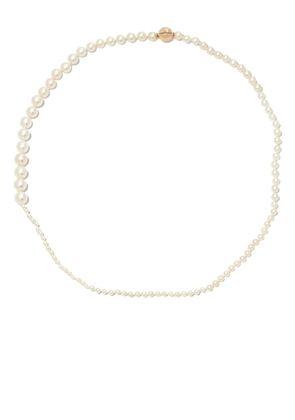 Sophie Bille Brahe 14kt yellow gold Petite Peggy pearl necklace