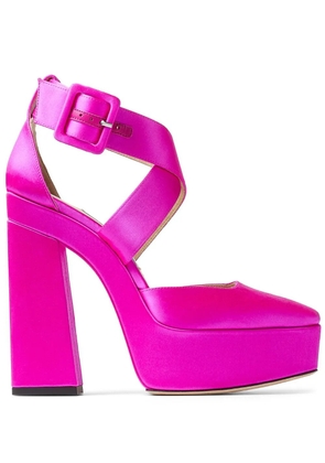 Jimmy Choo Gian 140mm platform pumps - Pink