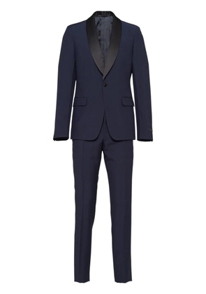 Prada single-breasted wool-mohair tuxedo - Blue