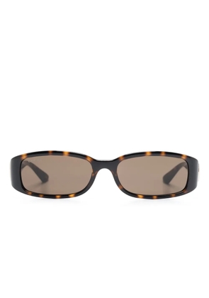 Gucci Eyewear rectangle-frame sunglasses - Brown
