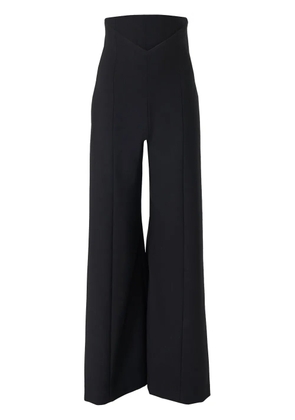 Carolina Herrera v-waist wide-leg pants - Black