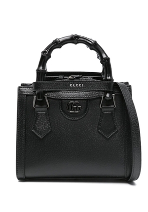 Gucci mini Diana leather tote bag - Black