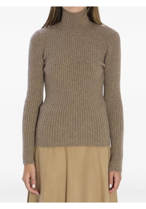 Max Mara ribbed high-neck sweater - Neutrals