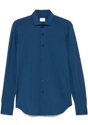 Xacus geometric-print shirt - Blue