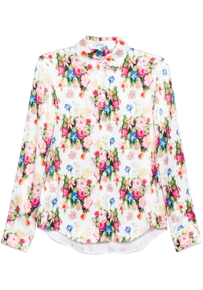 LOEWE floral-print shirt - White