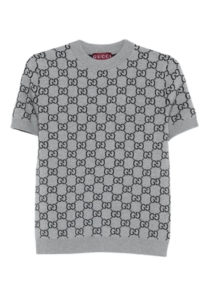 Gucci GG-pattern short-sleeve t-shirt - Grey