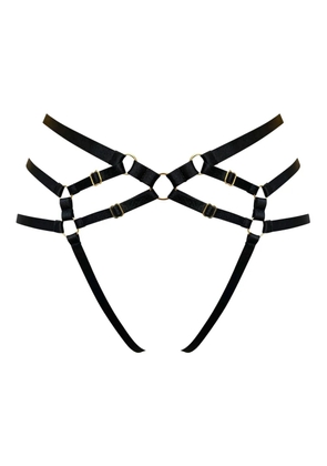 Bordelle strap harness brief - Black