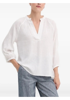 Gant V-neck blouse - White