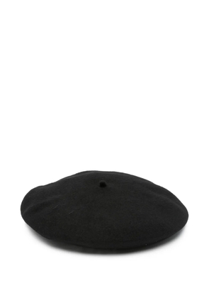 Emporio Armani embellished wool beret - Black