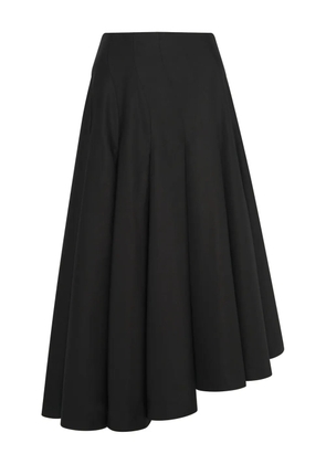 FFORME Rio asymmetric midi skirt - Black