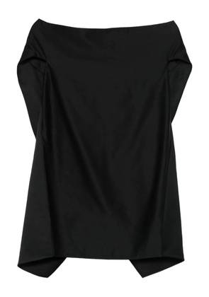 The Row wide-neck blouse - Black