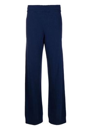 adidas Essentials W cotton knitted trousers - Blue