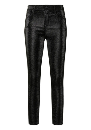 RTA Madrid glitter skinny-fit trousers - Black