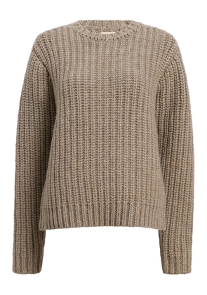 KHAITE Natt ribbed sweater - Brown