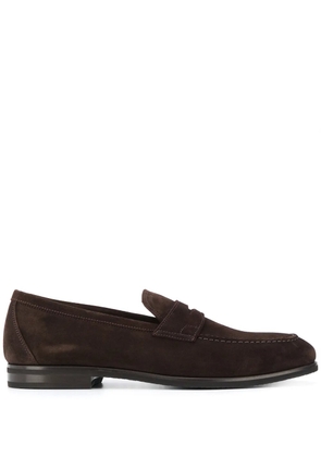Scarosso Renato almond toe loafers - Brown
