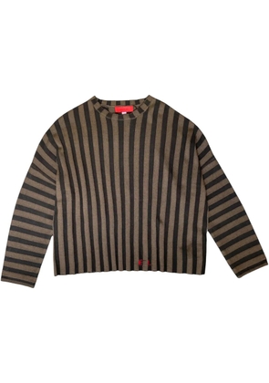 Eckhaus Latta striped sweater - Brown