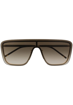 Saint Laurent Eyewear SL364 shield sunglasses - Gold