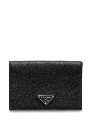 Prada textured card holder - Black