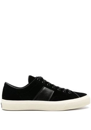 TOM FORD velvet sneakers - Black