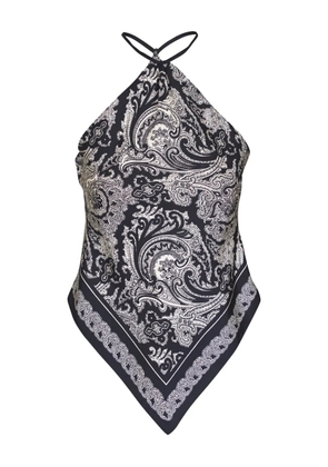 Nili Lotan Audrey halter top - Black