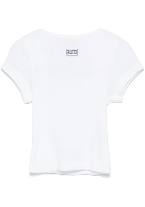 Jean Paul Gaultier logo-patch T-shirt - White