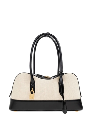Stella McCartney Ryder padlock curved tote bag - Neutrals