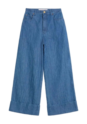 Valentino Garavani Lightweight wide-leg jeans - Blue