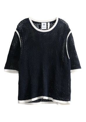 adidas x Wales Bonner crochet T-shirt - Blue